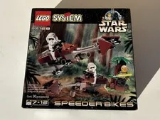 SEALED 1999 LEGO Star Wars 7128 Speeder Bikes New In Box Set NIB Retired Vintage