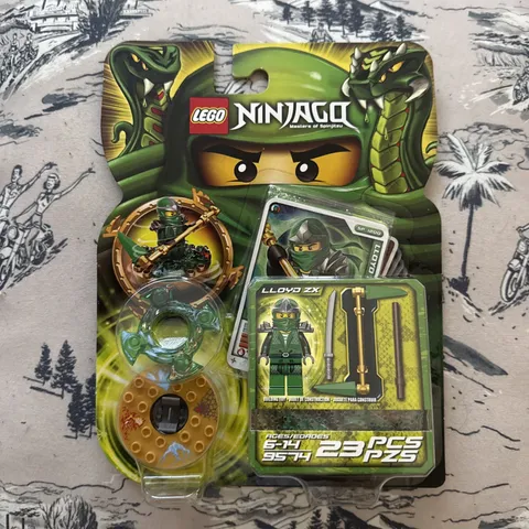 LEGO NINJAGO Lloyd ZX Spinner Spinners Set 9574 23 Pieces Complete Plastic