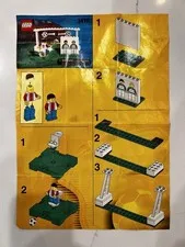 LEGO Soccer 3419 “Precision Shooting” Instruction Sheet Only!  FREE SHIPPING!!