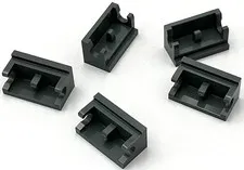 Lego 5 New Dark Bluish Gray Hinge Bricks 1 x 2 Base Parts