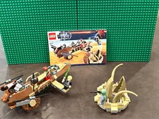 LEGO Star Wars 9496 Desert Skiff Complete Set w/ Minifigs (no box)