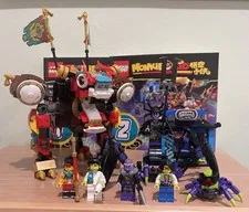 LEGO MONKIE KID Monkie Kid's Lion Guardian 80021 100% complete