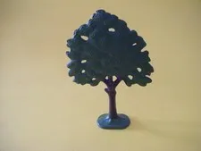 LEGO Vintage Flat Painted Oak Tree solid base FTOak 1958-62 700-13 810 717