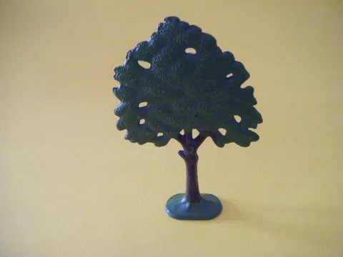 LEGO Vintage Flat Painted Oak Tree solid base FTOak 1958-62 700-13 810 717