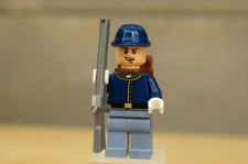 LEGO TLR019 Minifigure Lone Ranger Calvary 79106 Soldier With Backpack & Rifle