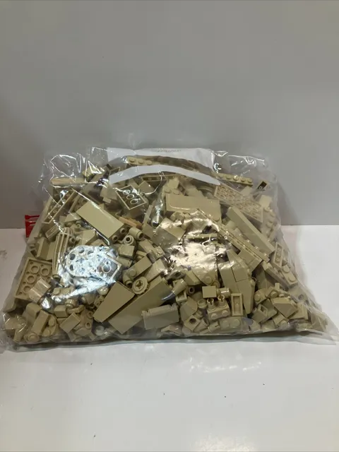 Legos Vintage Bricks Tan Miscellaneous Tiles, Pieces & Parts Lot 1lb 1oz