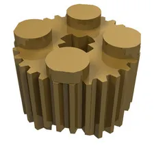 10x LEGO® Part 92947 - Brick