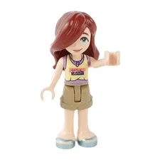 LEGO® Friends PAISLEY Minifigure™ Minidoll Medium Lavender Tank Top frnd0817