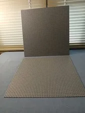 2 PC=LEGO Gray Base Plate 48 x 48 Stud 15" x 15" Flat