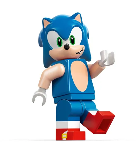 Sonic the Hedgehog open mouth smile Lego Minifigure 77117 NEW NEVER ASSEMBLED