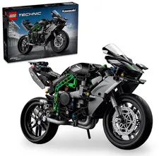 LEGO Technic Kawasaki Ninja H2R Motorcycle Toy for Build and Display, 42170