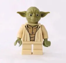 LEGO Star Wars Yoda Minifigure Olive Green  sw1288 - 75360