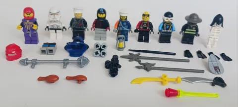 38+ Piece Lego Star Wars Minifigures Weapons Accessories Gun Lantern Lot Vintage