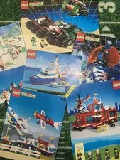 49 1980s - 90s Lego Instruction Booklets (Read Description)