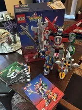 100 % -RETIRED-LEGO Ideas Voltron Set 21311 stickers, box & manuals