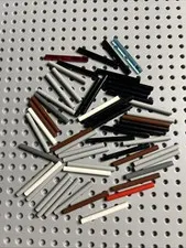 Lego Bar 4L Lightsaber Blade Wand Multicolor Bulk Lot Part# 30374 57 pcs Used