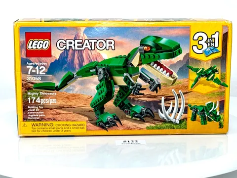 LEGO - 31058 - Creator 3 In 1 - Mighty Dinosaurs Set- 174 Pcs - Ages 7-12