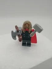 Marvel Super Heroes LEGO Thor w/ Hammers Avengers Endgame Minifigure 40525 
