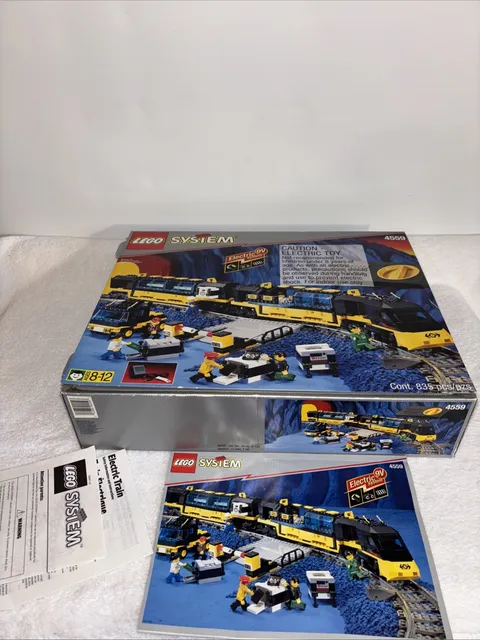 Lego Cargo Railway 4559 835 Pieces Electric Train Complete Set With Box