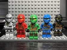 Lego Ninjago Tournament of Elements Minifigure Lot of 5 Jungle Robe 2015 RARE