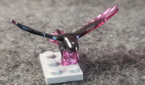 LEGO® Trans-Dark Pink Bird Raven Spread Wings DREAMZzz 71478 71486 71484..(C8B2)