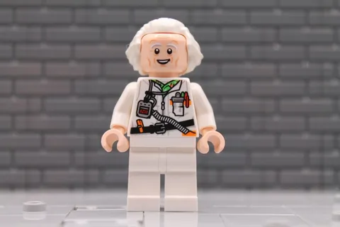 LEGO® Back to the Future Minifig sc139 - Doc Brown - Long Hair
