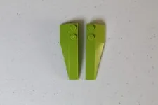 LEGO Parts (2pc) Lime Green 1x2x6 Right & Left Wedge Set, 41747, 41748