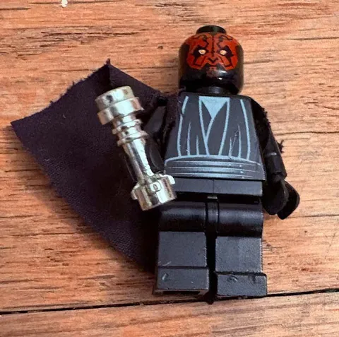 LEGO Star Wars Darth Maul Minifigure (sw0003) Black Cape Light Saber