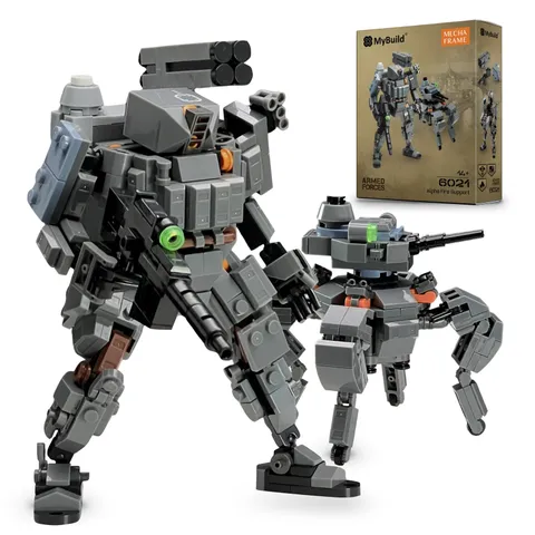 Armed Forces Alpha Fire Support 6021 - Heavy Support Mech | Missile Capsule & K...