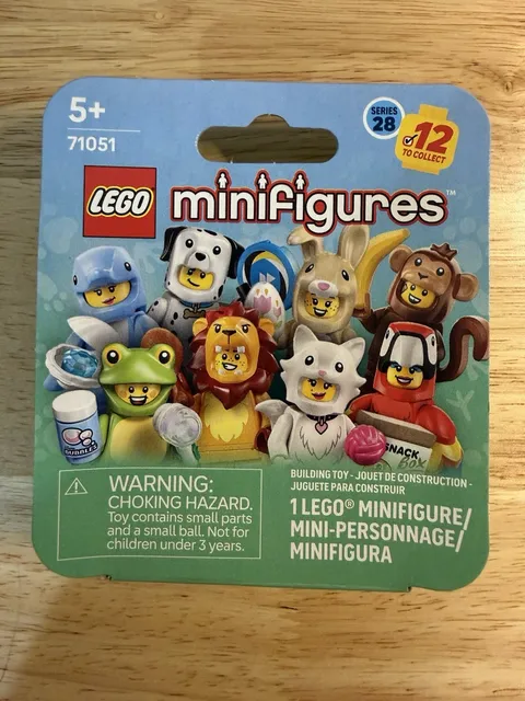 LEGO Minifigures Series 28 Fluffy Cat 71051 Complete White Cat Costume CMF