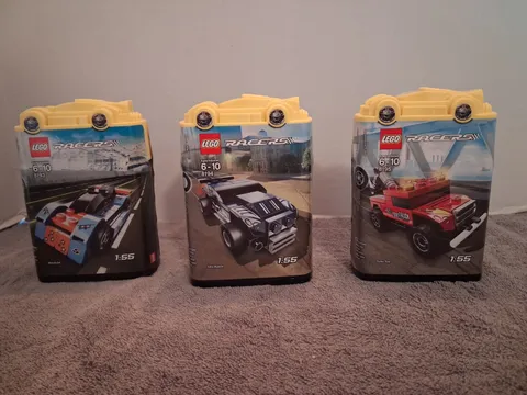 Lego Racers Sets 8193, 8194, 8195 - All 3 Sealed