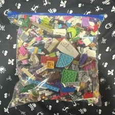 LEGO Bulk Lot Mixed Multicolor Plastic Bricks & Pieces Parts in Bag