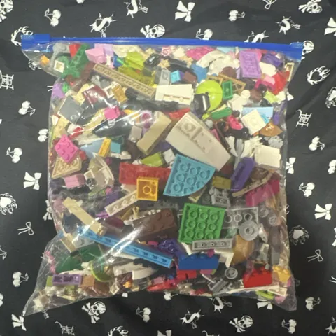 LEGO Bulk Lot Mixed Multicolor Plastic Bricks & Pieces Parts in Bag