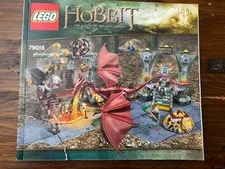 Lego The Hobbit THE LONELY MOUNTAIN 79018 *INSTRUCTIONS ONLY* (Tear)