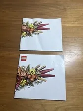 New Lego Booklet Manuals Botanical Collection Dried Flowers 10314 NO BRICKS/PART