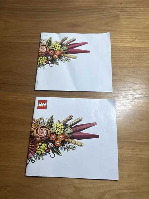 New Lego Booklet Manuals Botanical Collection Dried Flowers 10314 NO BRICKS/PART