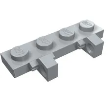5x LEGO® Part 44568 - Hinge Plate 1 x 4 Locking Dual 1 Finger on Side