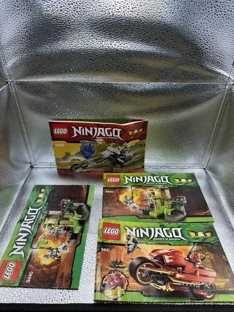 LEGO Ninjago Instruction Manual Lot 2259 9440 9441 Original Booklets 2011 2012
