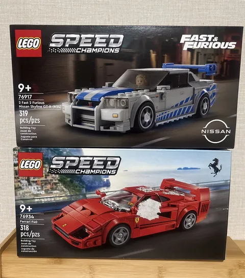 NEW Lot of 2 Lego Speed Champions 76917 & 76934 Skyline Get & Ferrari F40 SEALED
