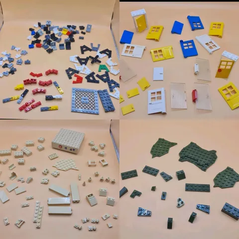 LEGO Parts Lot Doors Olive Green Cityville Tan Beige Assorted