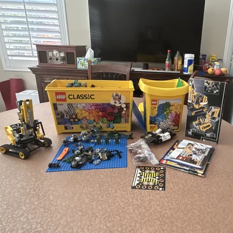 LEGO Classic 2 Box and Massive Collection accessories! Excellent condition!