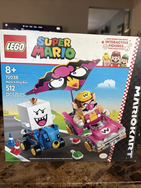 Lego Super Mario Kart Wario & King Boo