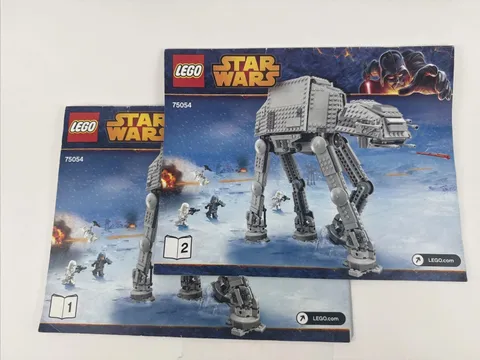 LEGO STAR WARS INSTRUCTION MANUAL ONLY Book 1 and 2 for 75054