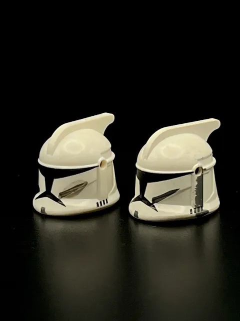 Lego Star Wars P1 Clone Trooper Misprint Minifigure Helmet Prototype Error Lot