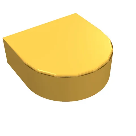 LEGO® Part 24246 - Tile, Round 1 x 1 Half Circle Extended