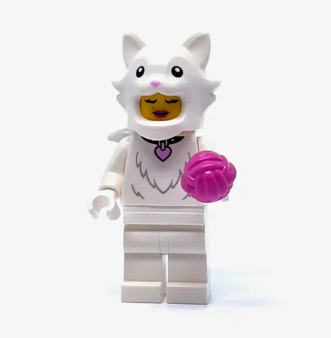 LEGO MINIFIGURES Fluffy Cat Cat Minifigure Plastic, Age 5+ (Item 2)