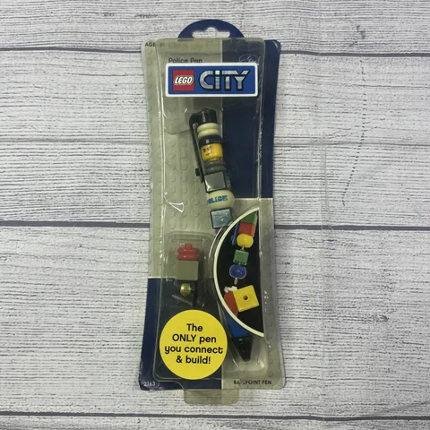 New Lego City Connect & Build Police Pen #2163