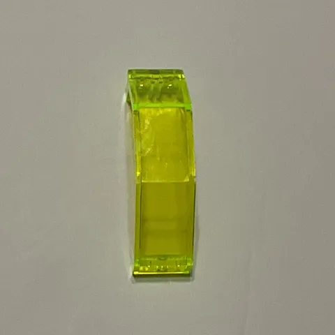LEGO Panel 3 x 2 x 6 Part 2466 Trans-Neon Green Vintage Piece