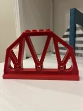 Lego Duplo Support Red Girder Bridge Pillar Train Track 3774 9212 51559 Part