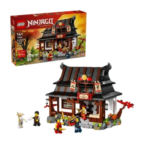 Lego Ninjago 71858 Four Weapons Blacksmith 1259 Pcs 6 Minifig 1-4 Builders 15th